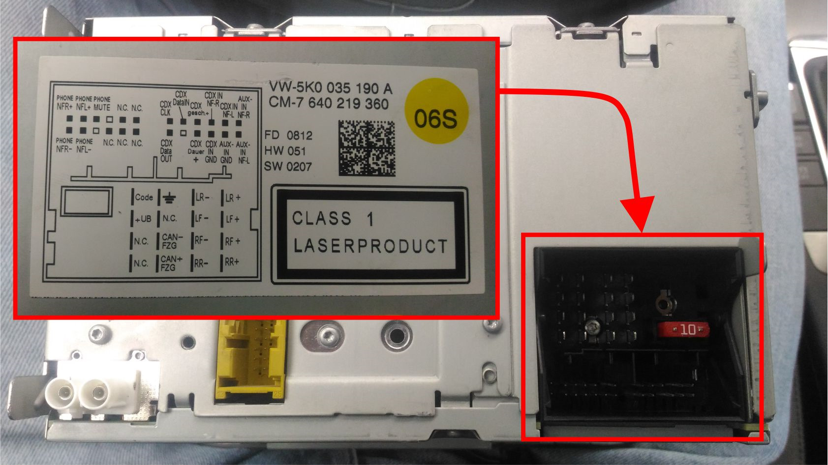 Китайский блок блютуз для магнитолы RCD 310