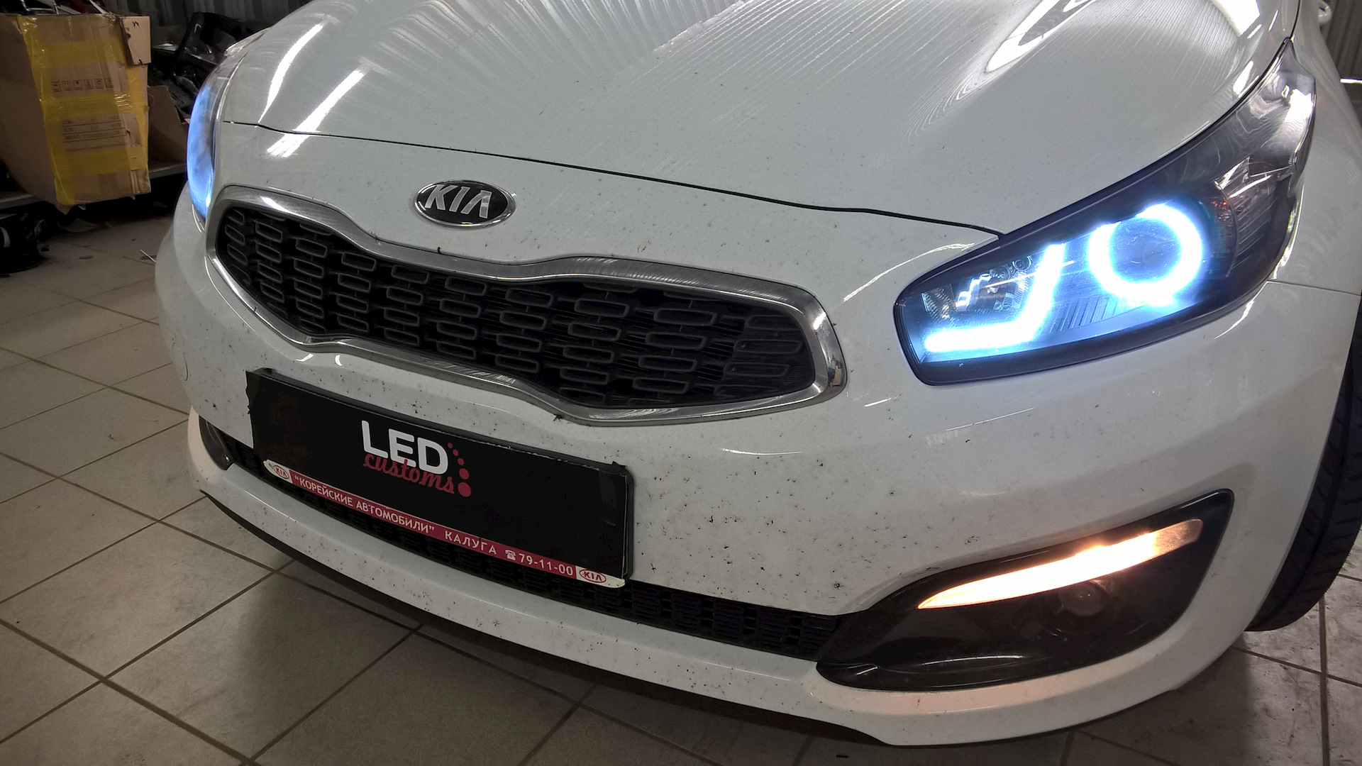 Kia ceed фары тюнинг