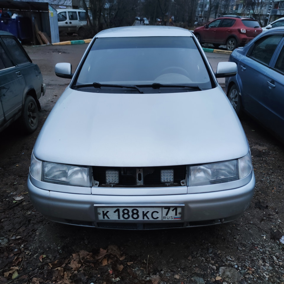 Установка жабо приора2 и водостоков — Lada 21124, 1,6 л, 2006 года ...