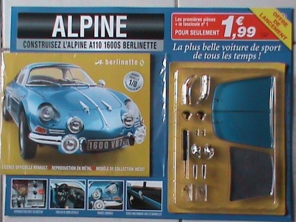 Партворк. Альпина Рено модель 1 24. Сборная модель автомобиля Alpine Renault a110 1600s 1971 года, масштаб 1:18. Партворки 1 8. Партворки масштабные 1:8.