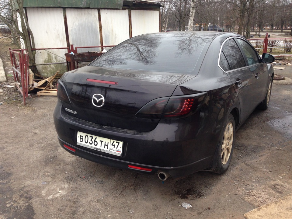 задние фонари mazda 6 gh