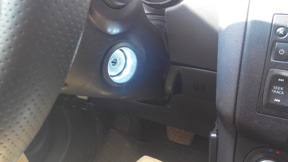 Подсветка замка зажигания — Nissan Qashqai (1G), 2 л, 2007 года ...