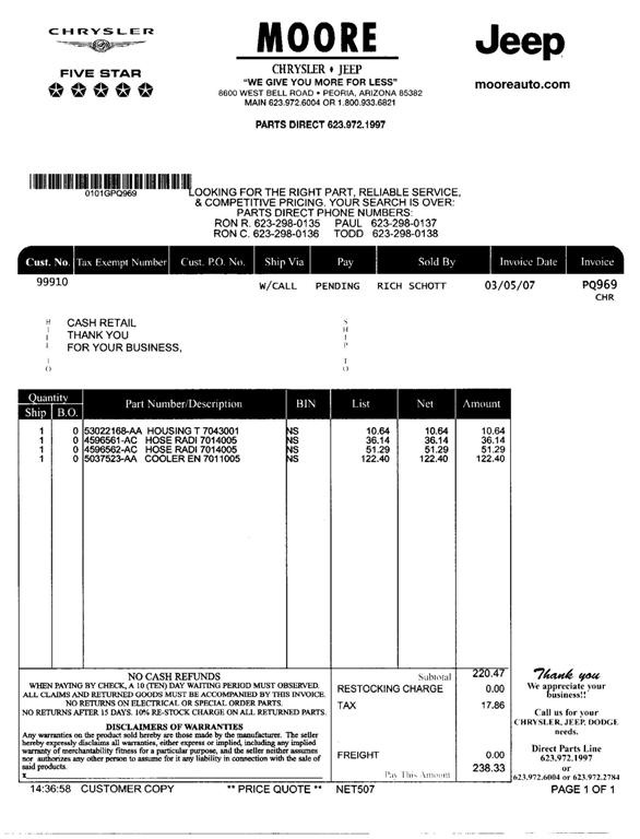 Фото в бортжурнале Chrysler 300C SRT8 (1G). Запчасти на фото: B5382, 2080138, 53022168AA, 7043001, 4596561AC, 7014005