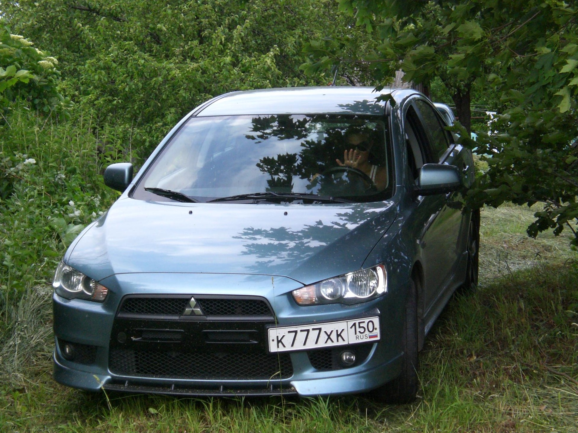 Там где пахнет сеном и … выхлопными — Mitsubishi Lancer X, 2 л, 2008 ...