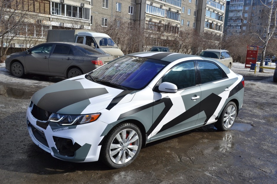 камуфляж kia rio