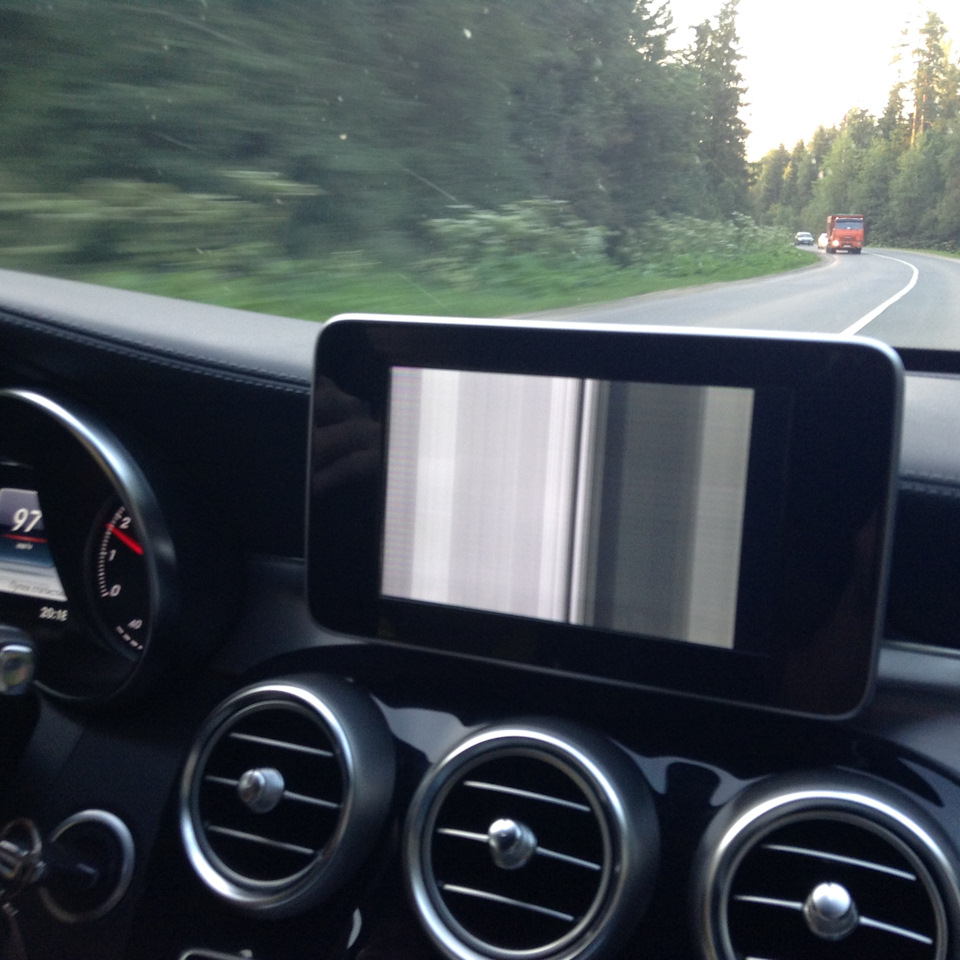 тачпад, стук в руле — Mercedes-Benz C-class (W205), 1,6 л, 2014 года ...