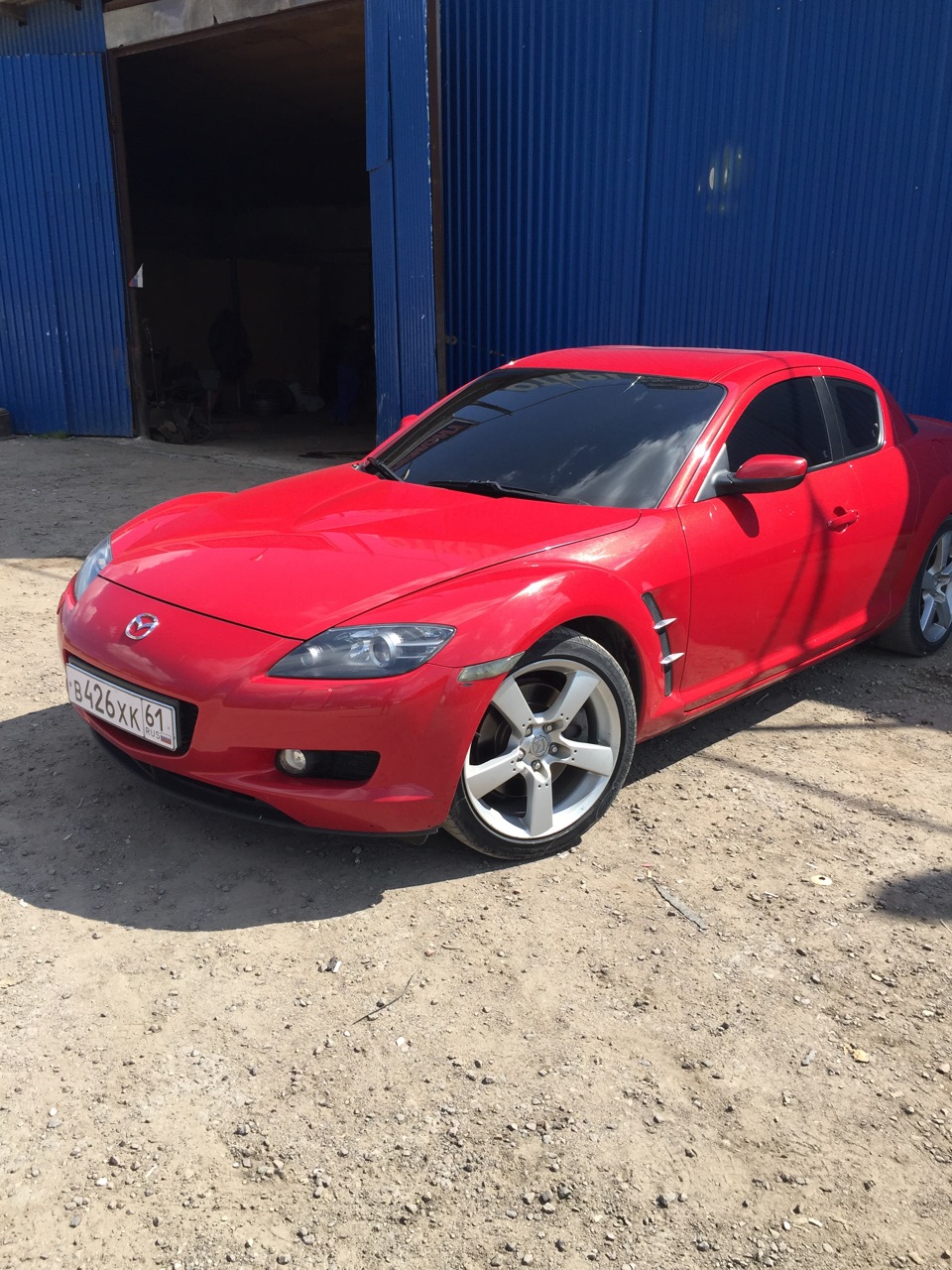 Рысь на съемках криминального сериала. Степные волки. — Mazda RX-8, 1,3 л,  2006 года | видео | DRIVE2