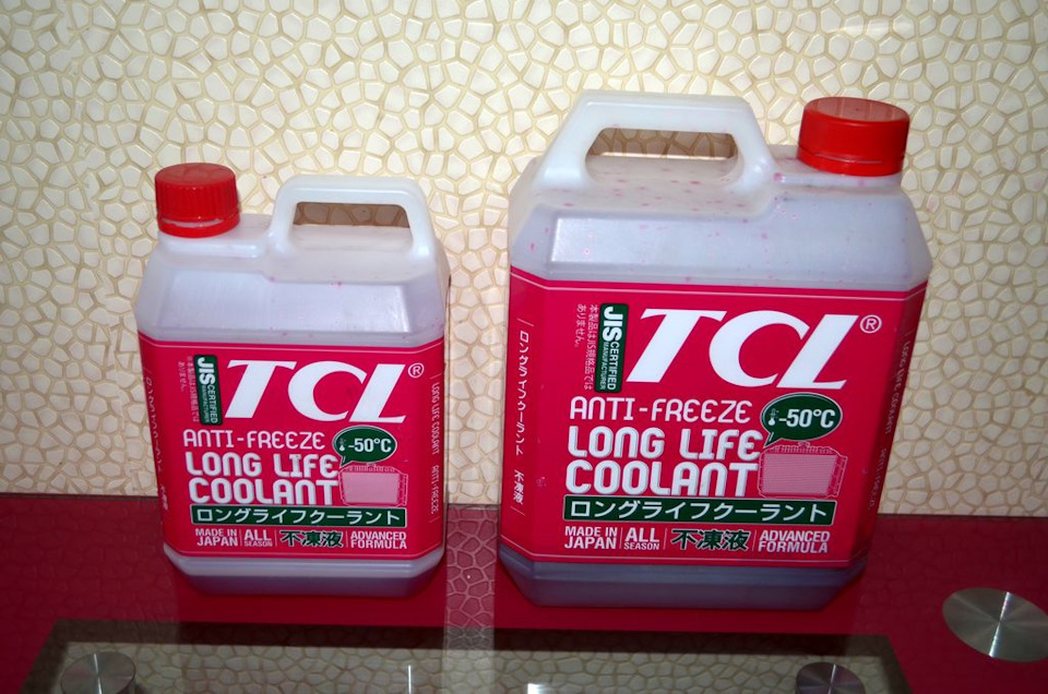 long life coolant concentrated red toyota как разводить