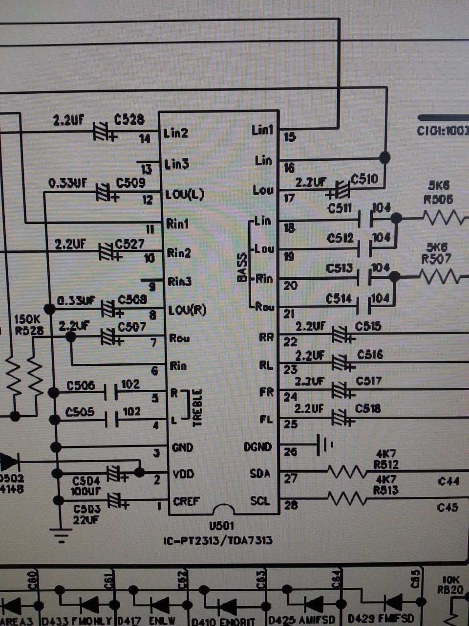 Sc7313s схема включения