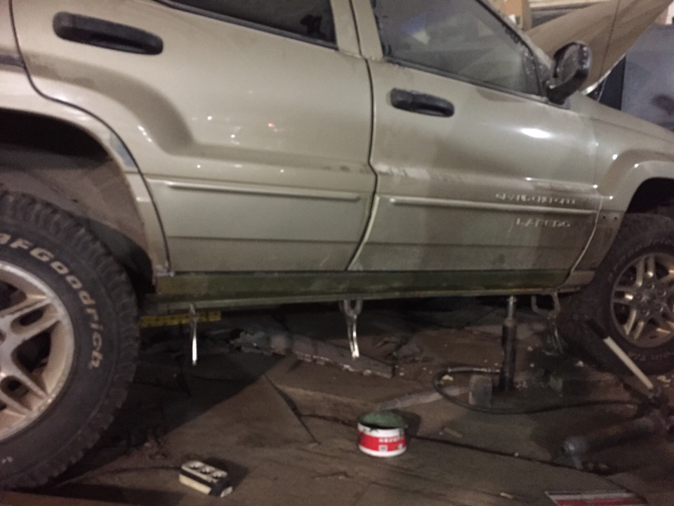 Покраска в раптор — Jeep Grand Cherokee (WJ), 4 л., 1999 года ...