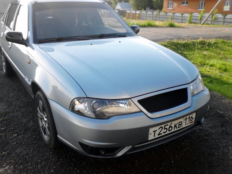 Новая самодельная решетка радиатора+покраска задних барабанов — Daewoo ...