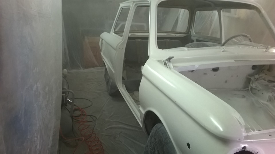 покраска белого — ЗАЗ 968, 1,1 л, 1978 года | кузовной ремонт | DRIVE2