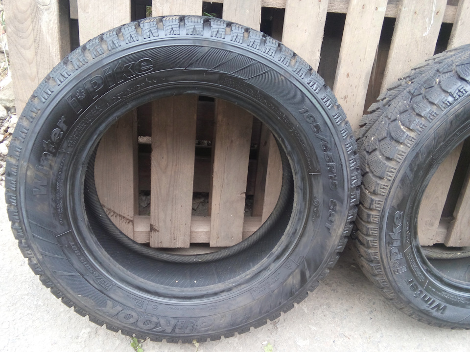 Продам зима 185/65 R15 Hankook I Pike — FIAT Doblo (1G), 1,9 л, 2007 ...