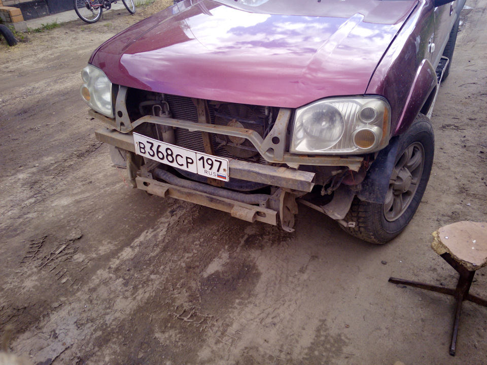 Ремонт переднего бампера! — Great Wall Sailor, 2,2 л, 2006 года ...