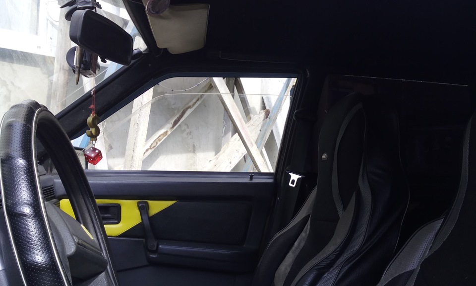 Обтяжка панели и потолка карпетом — LADA 21099, 1,5 л., 1999 года ...