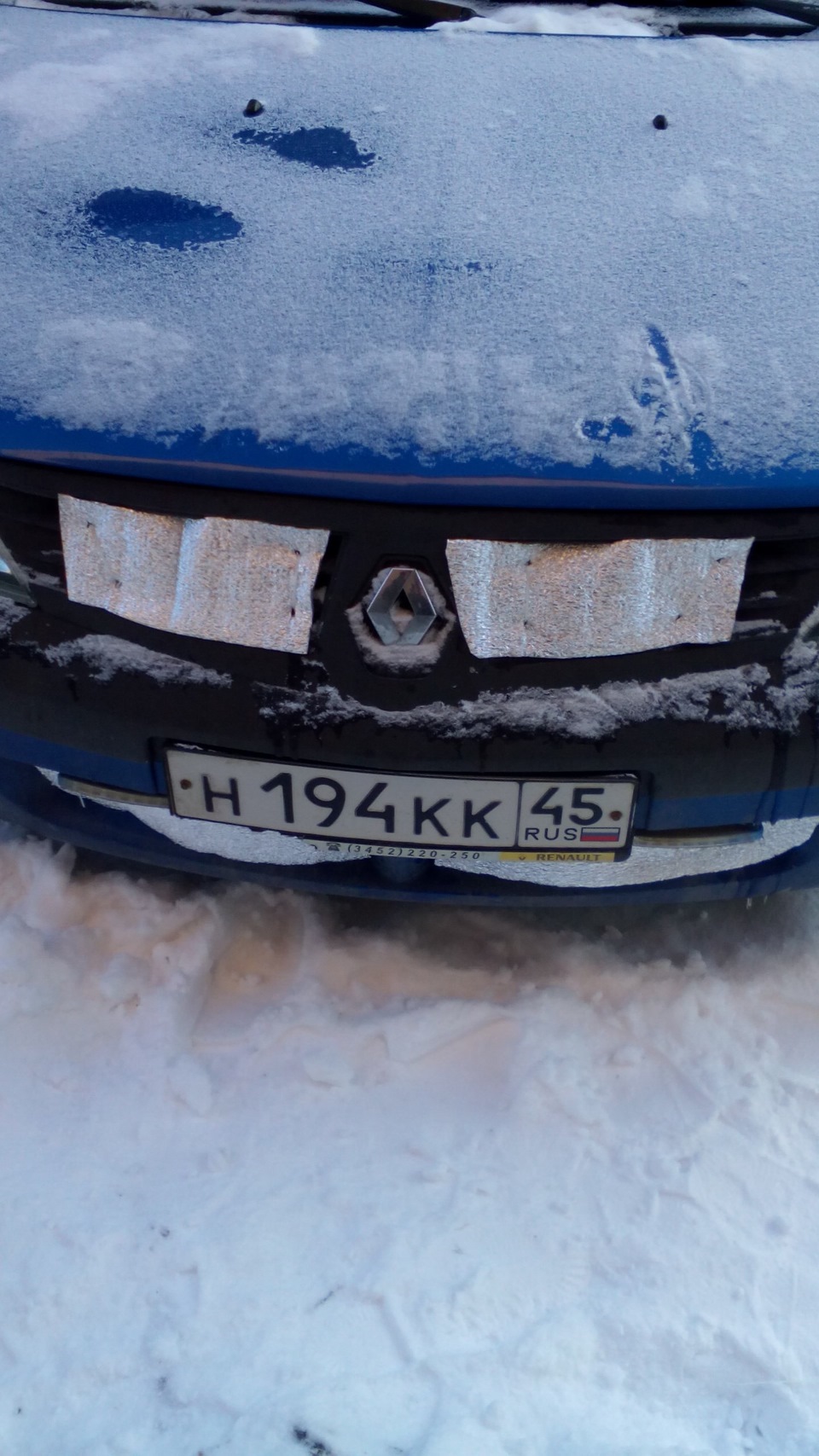 Утеплитель — Renault Logan (1G), 1,4 л, 2007 года | тюнинг | DRIVE2