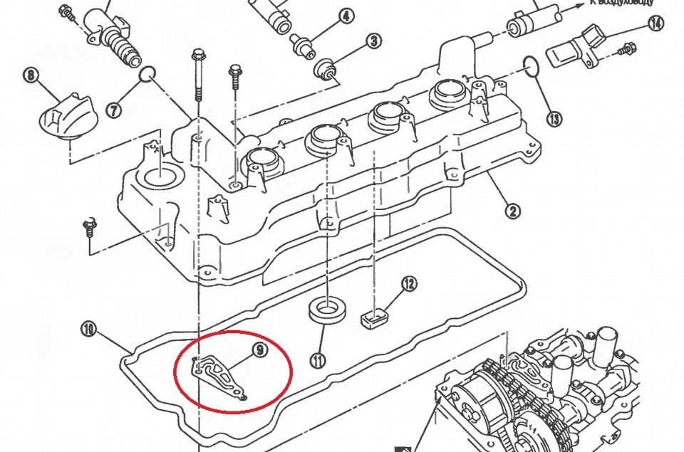 Порядок затяжки клапанной крышки ниссан альмера классик