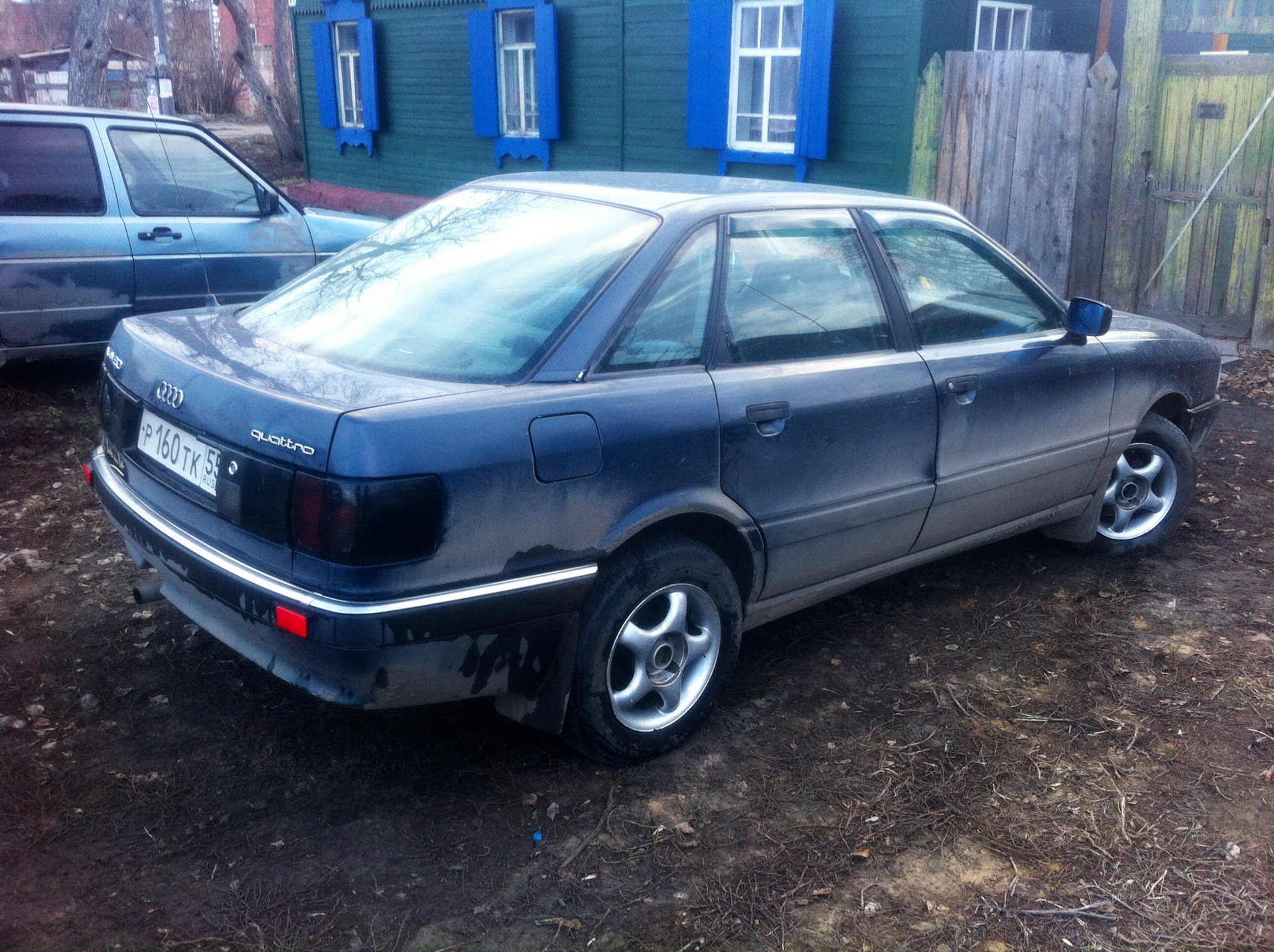 Переобулся, заменил жидкость в ГУРе. — Audi 80 (B3), 1,8 л, 1988 года ...
