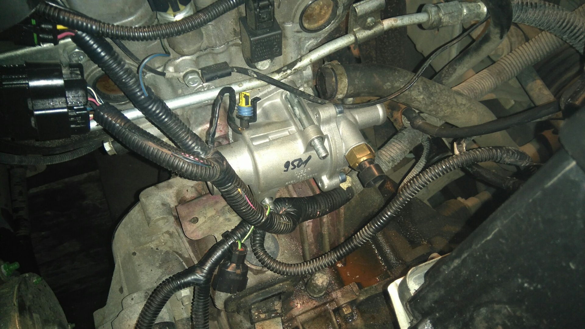 Гранта термостат и система - Lada Калина универсал, 1,6 л, 2011 года своими рука