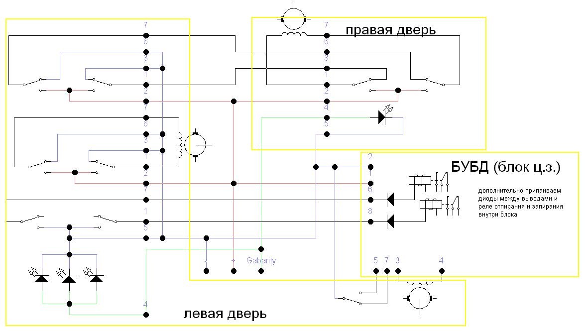 Ачк 10 схема подключения вид сзади