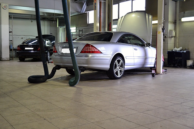 Мерседес W215 Чистка дроссельной заслонки — Автоцентр ПИК на DRIVE2