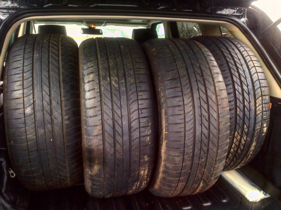 Летняя резина 255 50 19 — Land Rover Range Rover Sport (1G), 3,6 л ...