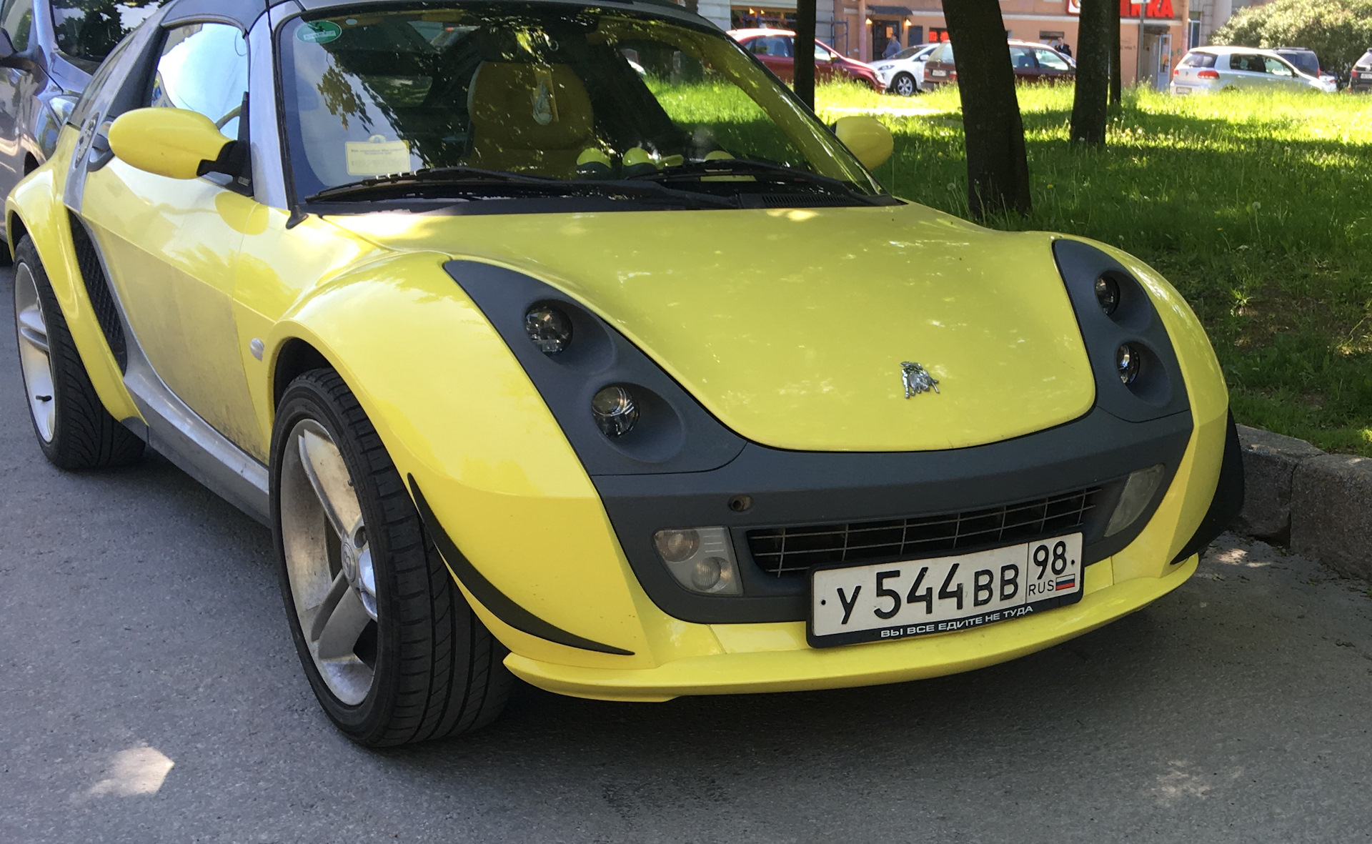 Smart Roadster Coupe оранжевый