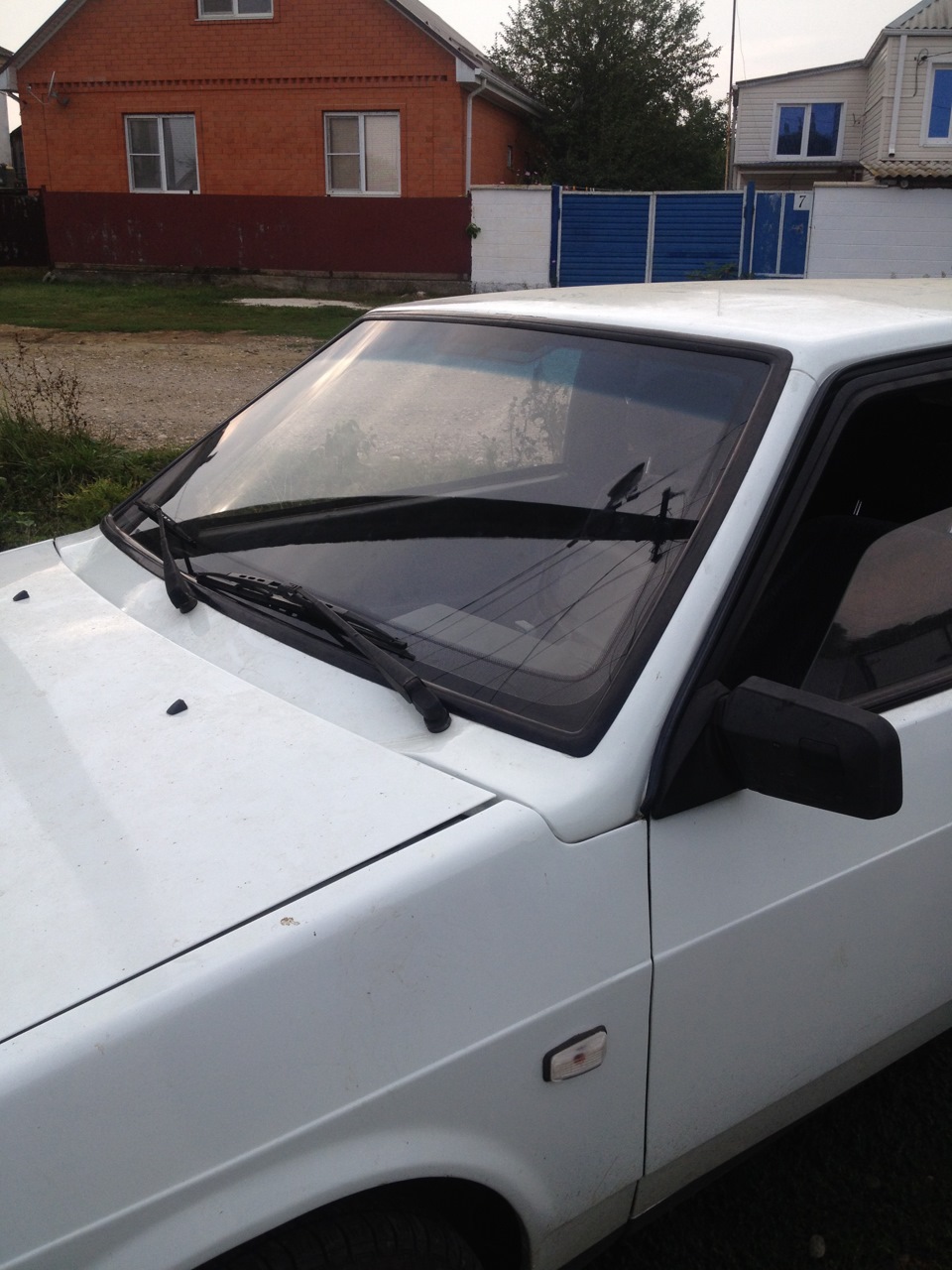 Восстановление лобового стекла — Lada 2108, 1,5 л, 1985 года | своими ...