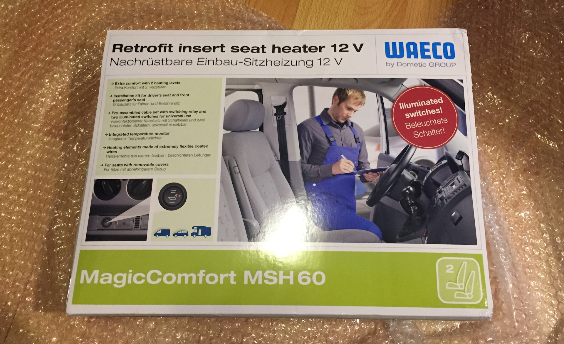 Задние попогрейки Waeco MagicComfort MSH 60 — Subaru Forester (SJ), 2 л,  2014 года | электроника | DRIVE2