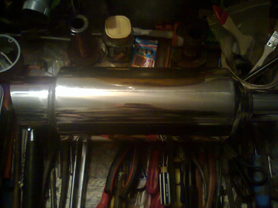 "Банка" Прямоточный глушитель: Carex (Vitol) [с приглушением звука ...