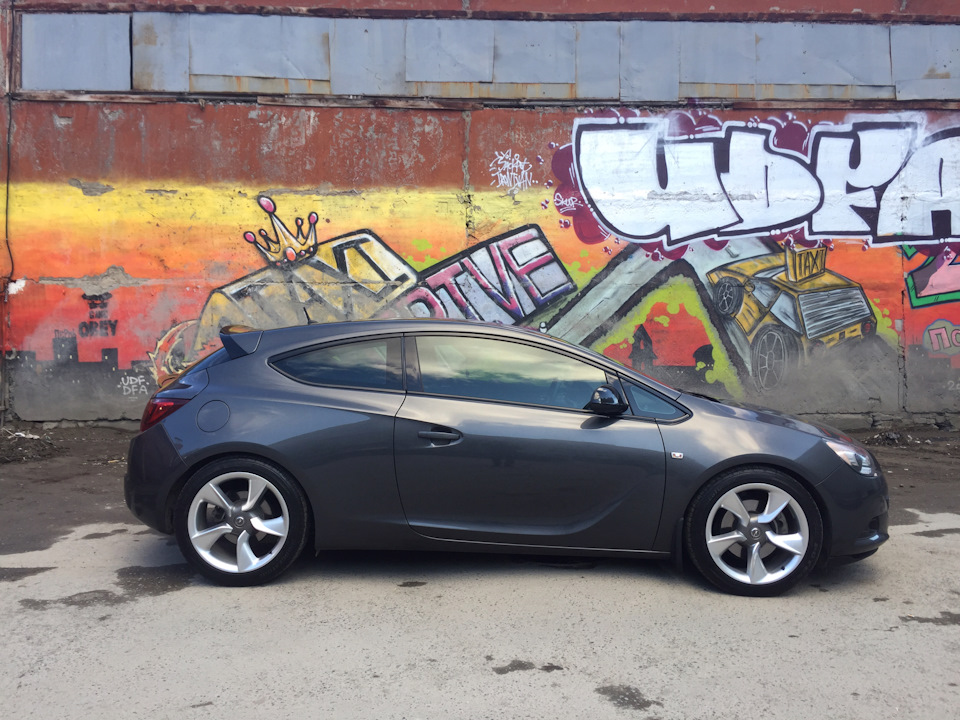 Новая тонировка 50% — Opel Astra J GTC, 1,4 л, 2012 года | стайлинг ...