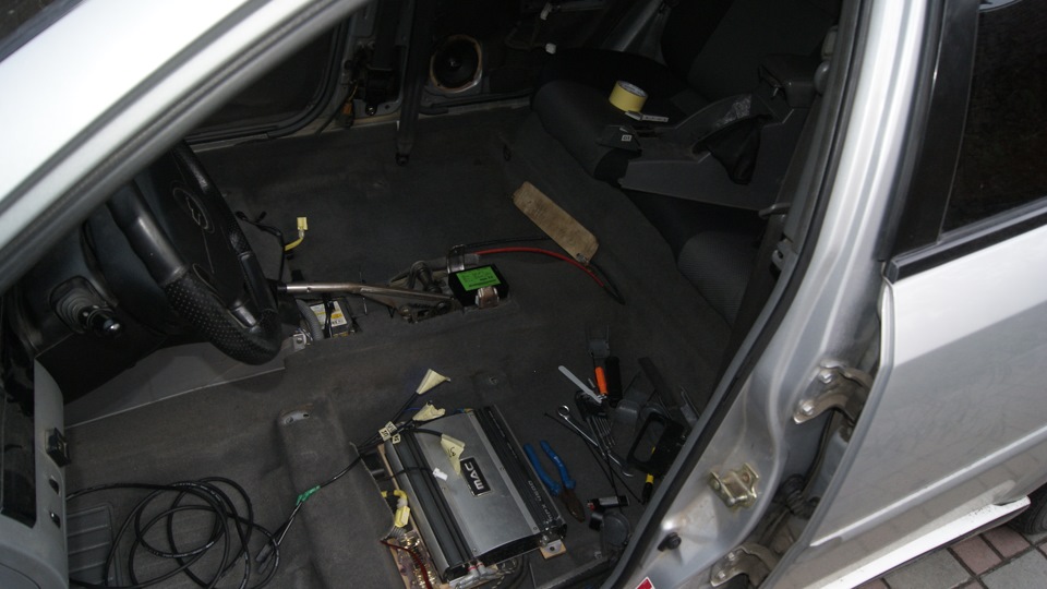 Замена акустического провода. — Chevrolet Lacetti SW, 1,8 л, 2005 года ...