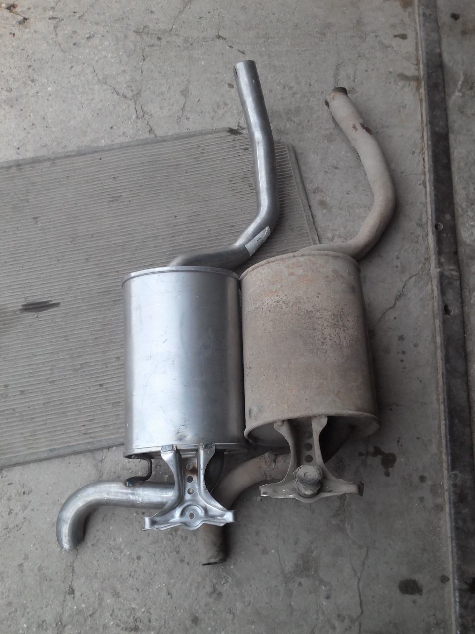 Выхлоп. Что имеем. - Mercedes-Benz S-Class (W220), 5 л, 2003 года фотография DRI