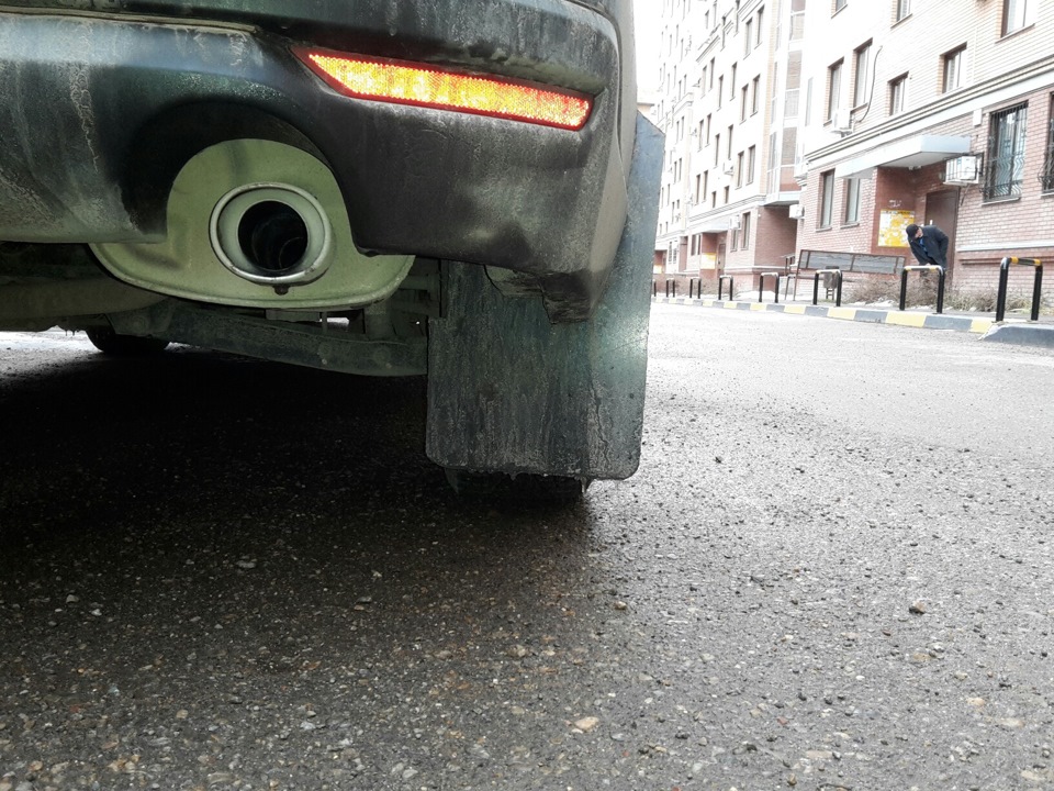 Брызговики своими руками. — Subaru Forester (SJ), 2 л, 2013 года ...