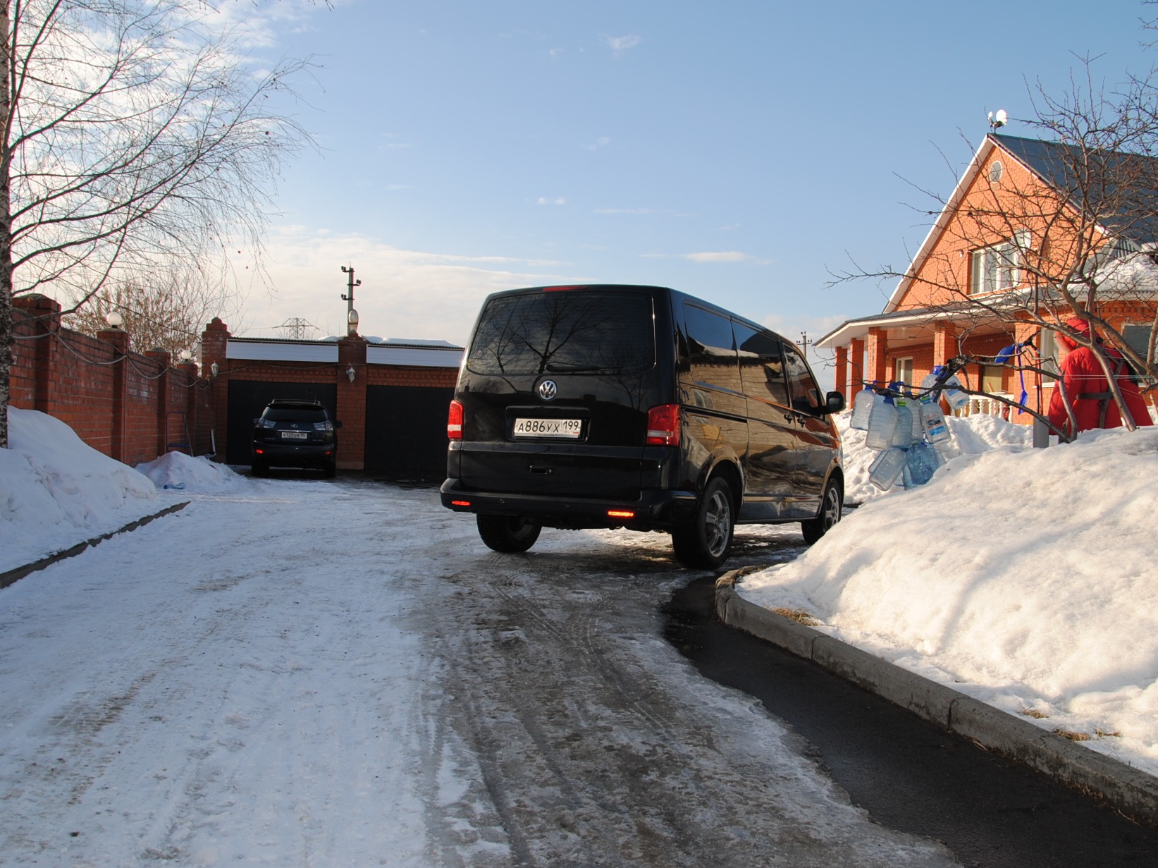 Рестайлинг! Машина выпуска 2007 г., по ПТС модель 2008 г., — Volkswagen  Transporter T5, 2,5 л, 2007 года | тюнинг | DRIVE2