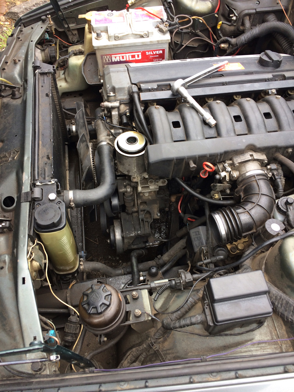 Замена прокладки масляного стакана м50 — BMW 5 series (E34), 2 л, 1988 ...