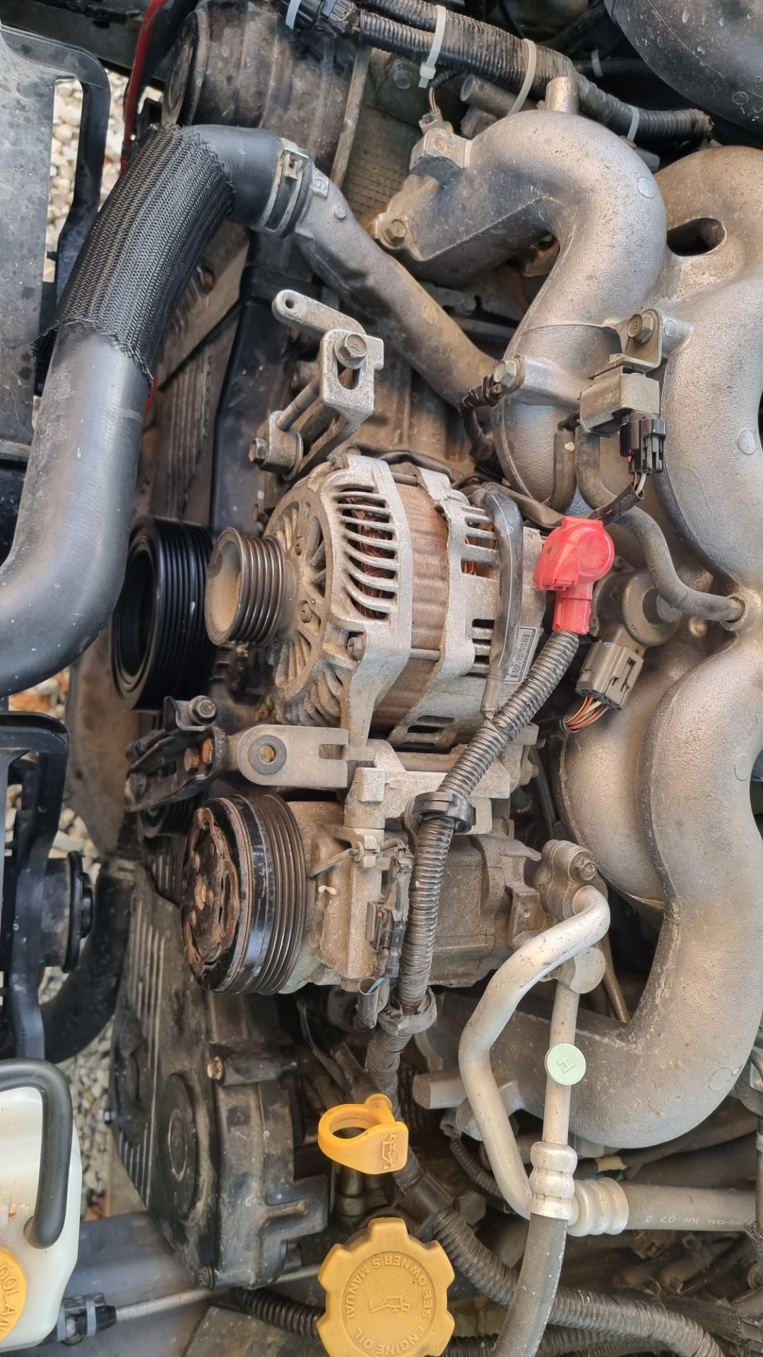 Открутился болт шкива коленвала — Subaru Forester (SH), 2 л, 2008 года ...