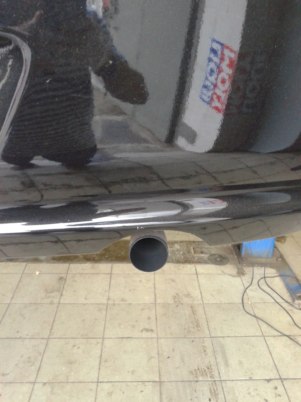 насадка на глушитель — Nissan Almera Classic (B10), 1,6 л, 2009 года ...