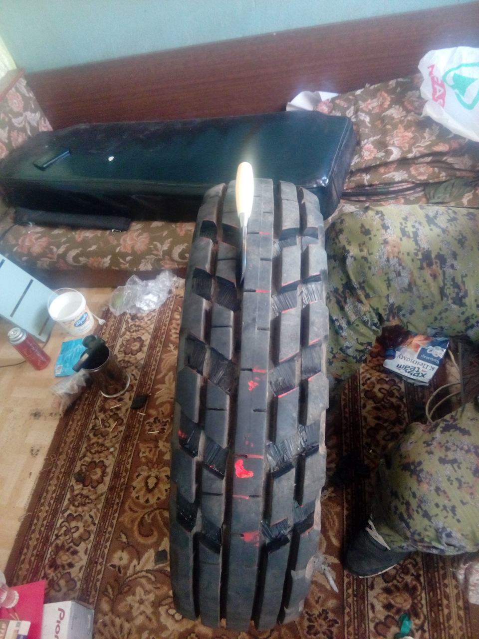 Нарезка я-324 — ГАЗ 69A, 2,5 л., 1958 года | шины | DRIVE2