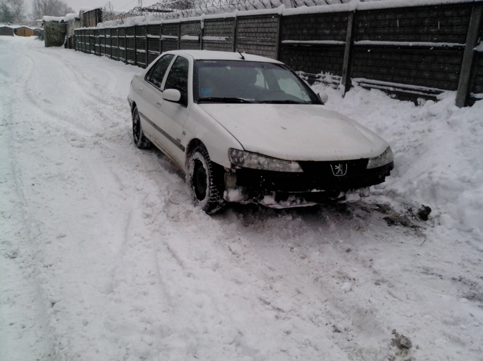 •126. Жёлтые противотуманные фары. — Peugeot 406, 1,8 л, 2000 года ...