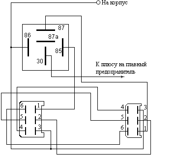 Схема подключения дворников газ 31105