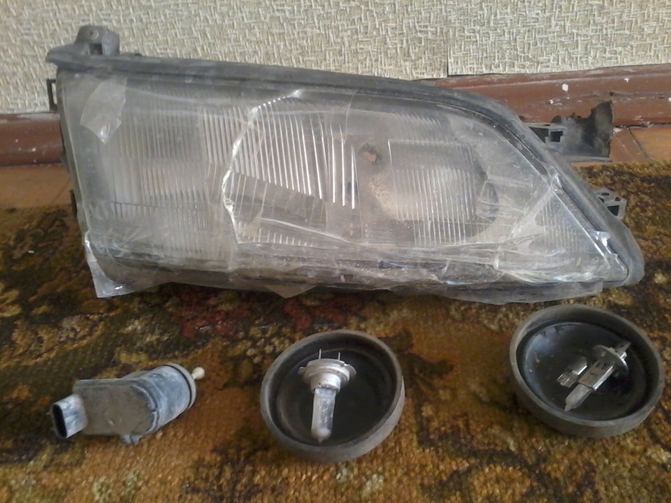 Обновил разбитую фару))) — Opel Vectra B, 1,8 л, 1997 года | своими ...