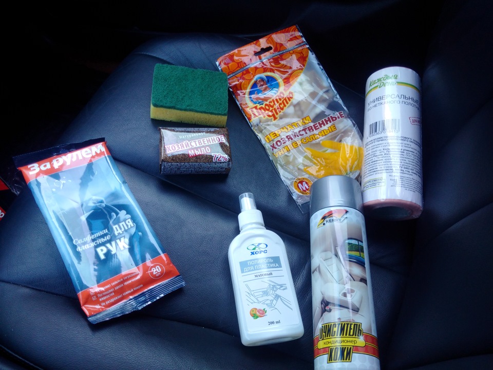 Уход за кожаными сидениями хозяйственным мылом — Toyota Camry (XV40), 2 ...