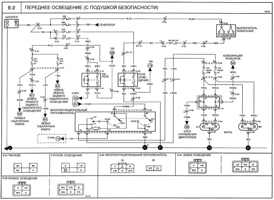 Kia rio электросхемы