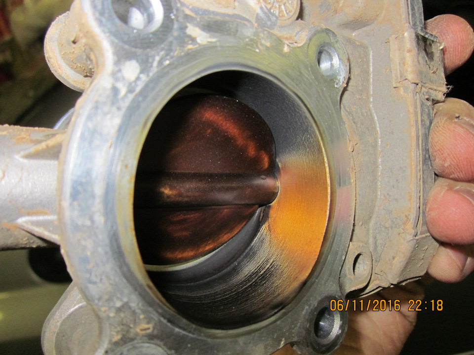 Снятый ДУ перед очисткой. — Daewoo Gentra