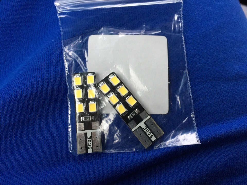 посылка из китая №5. Лампы габаритных огней. — Toyota Camry (XV40), 2,4 ...