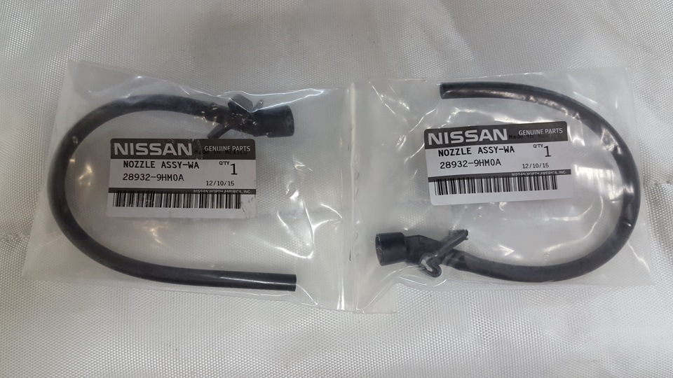Замена форсунок омывателей стекла — Nissan Teana (J32), 2,5 л, 2011 ...