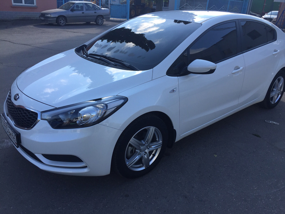 Покрытие порогов антигравием — KIA Cerato (3G), 1,6 л, 2013 года ...