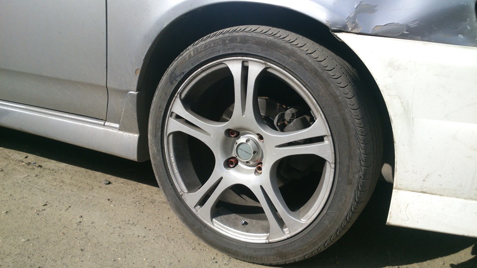 Запись №70] Замена гаек на колесах!) — Nissan Wingroad (Y11), 1,5 л ...