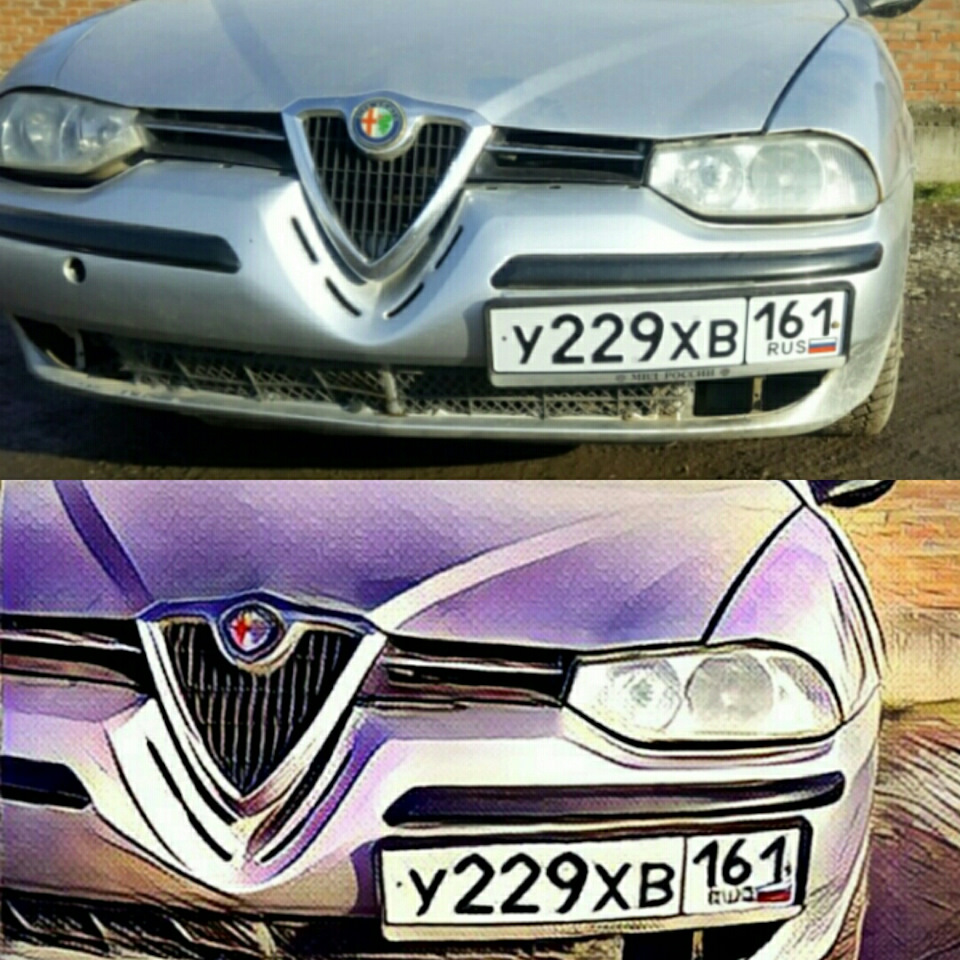 Наконец-то получил номера! — Alfa Romeo 156, 2 л, 2000 года | покупка машины  | DRIVE2